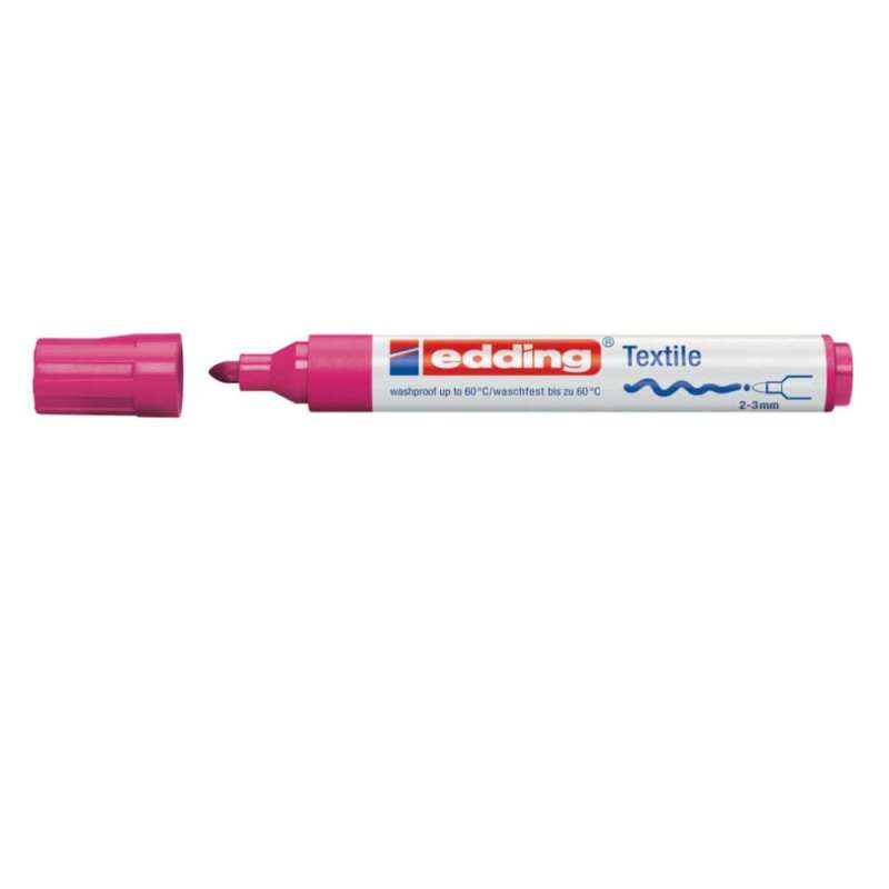 EDDING T-Shirt Marker 4500 und 4600 karminrot 2 - 3 mm offen