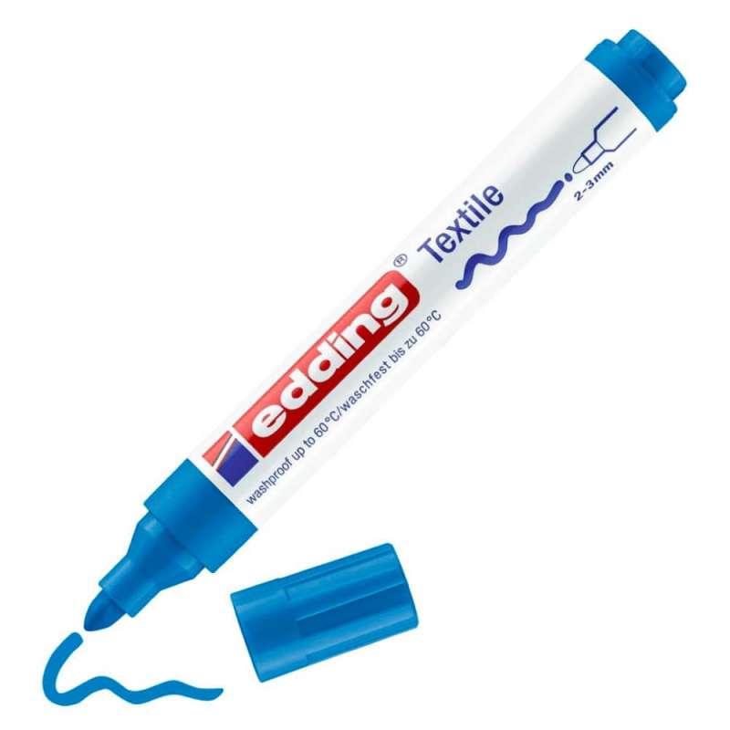 EDDING T-Shirt Marker 4500 und 4600 hellblau 2 - 3 mm