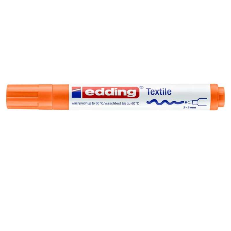 EDDING T-Shirt Marker 4500 und 4600 orange 2 - 3 mm geschlossen
