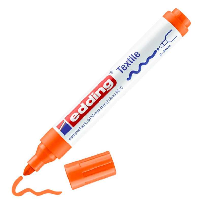 EDDING T-Shirt Marker 4500 und 4600 orange 2 - 3 mm