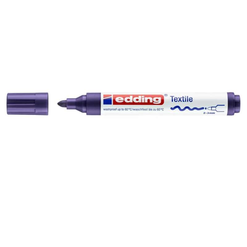 EDDING T-Shirt Marker 4500 und 4600 violett 2 - 3 mm offen