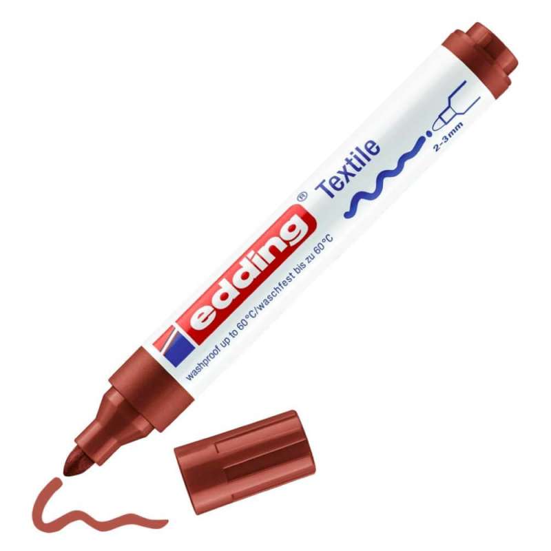 EDDING T-Shirt Marker 4500 und 4600 2 - 3 mm braun