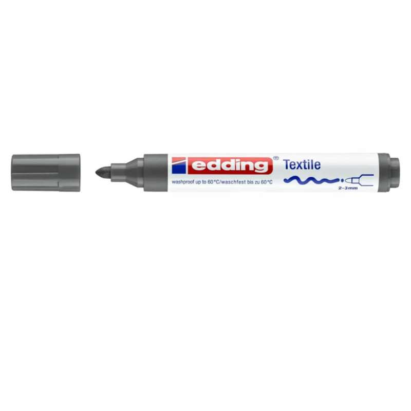 EDDING T-Shirt Marker 4500 und 4600 grau 2 - 3 mm offen