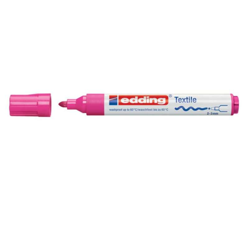 EDDING T-Shirt Marker 4500 und 4600 neonpink 2 - 3 mm offen