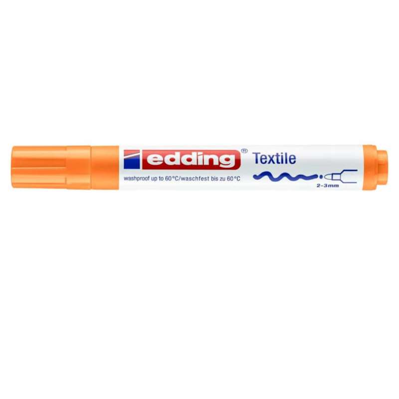 EDDING T-Shirt Marker 4500 und 4600 neonorange 2 - 3 mm geschlossen
