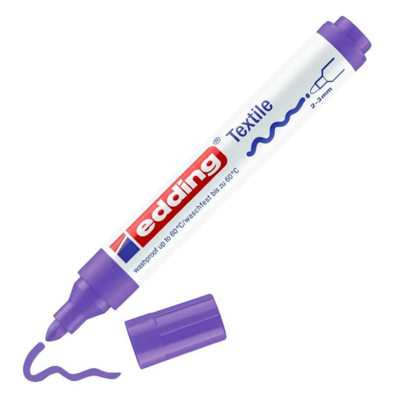 EDDING T-Shirt Marker 4500 und 4600 blauvoilett 2 - 3 mm