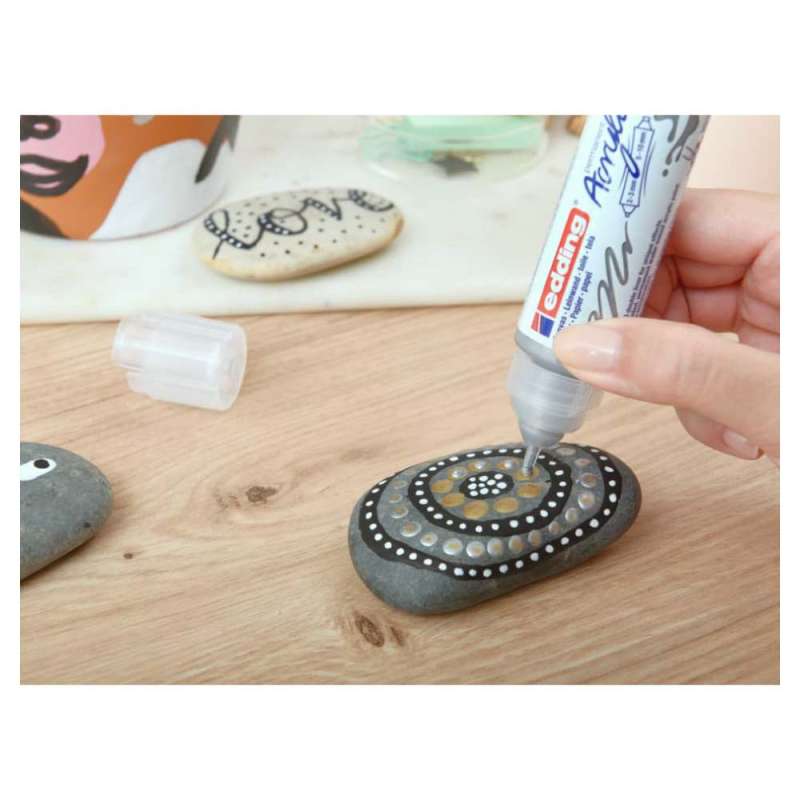 EDDING Acryl Marker 3D Double auf Stein