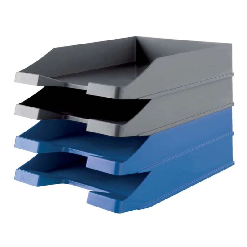 HAN Ablagekorb Briefablage blau 4x
