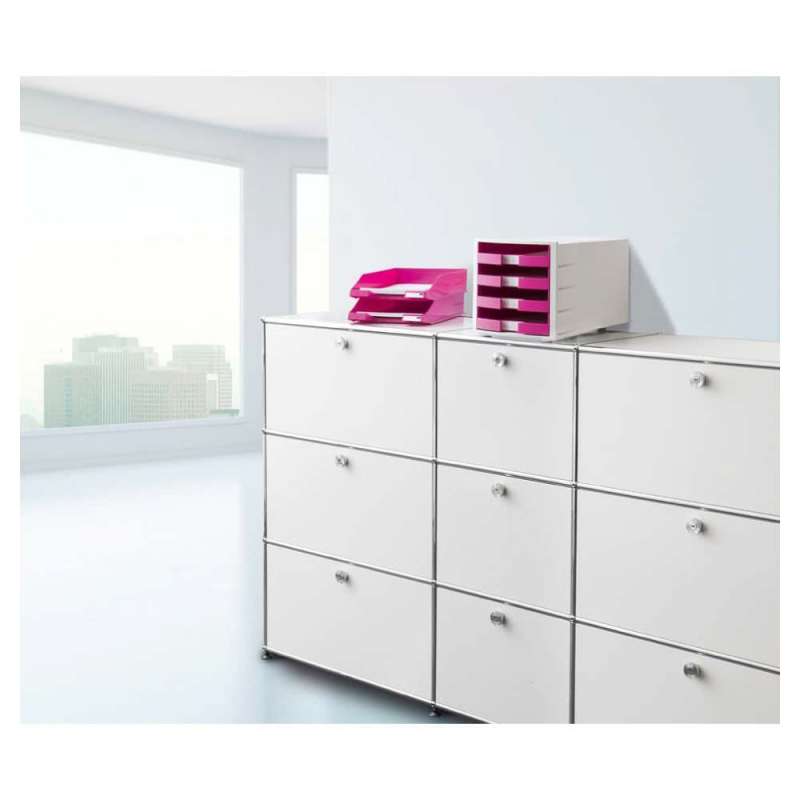 HAN Ablagekorb Briefablage pink Schrank