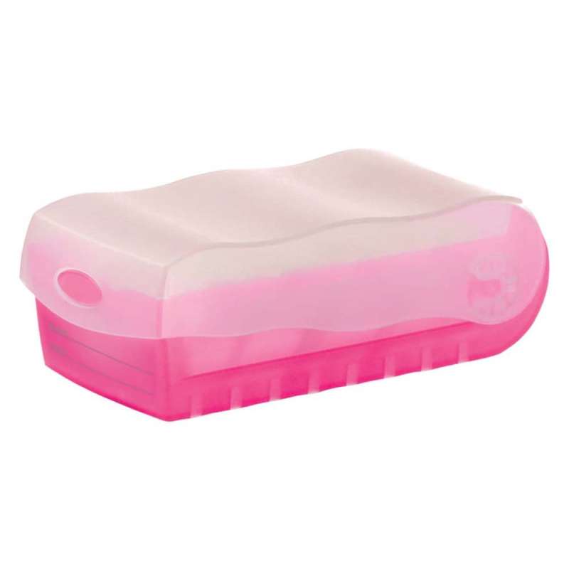 HAN Karteikartenbox Croco DIN A7 und A8 quer pink A8 geschlossen