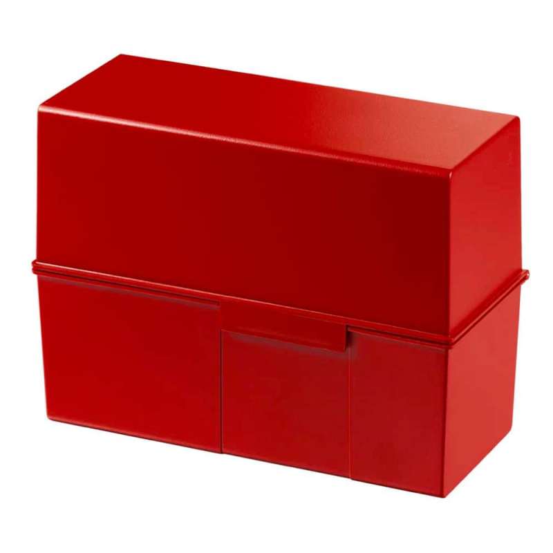 HAN Karteikartenbox A5 rot geschlossen