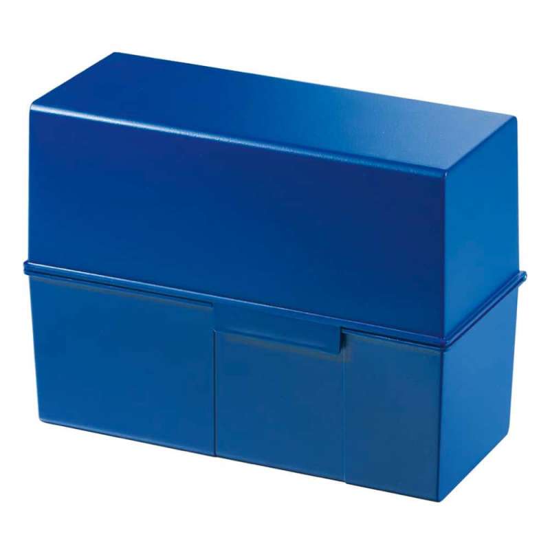 HAN Karteikartenbox A5 blau geschlossen