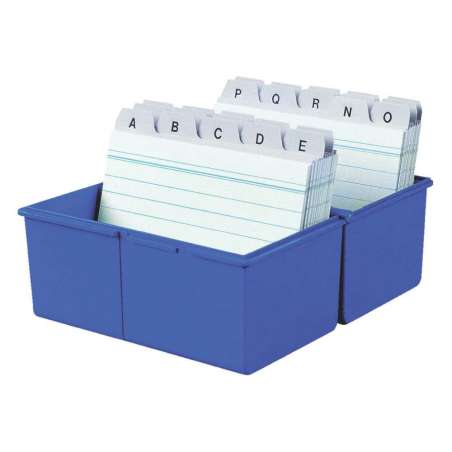 HAN Karteikartenbox A6 blau