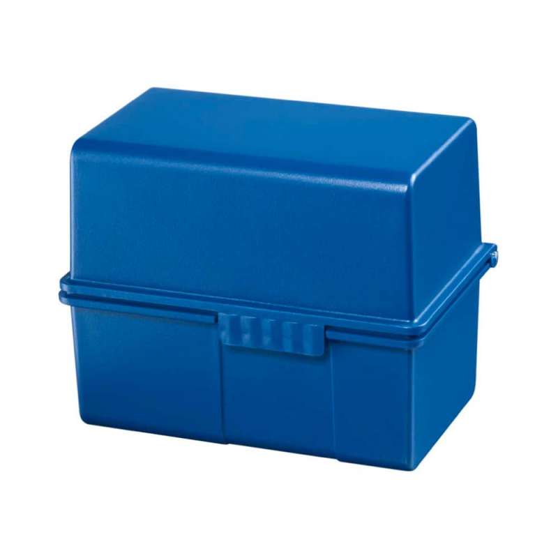 HAN Karteikartenbox blau A8 geschlossen