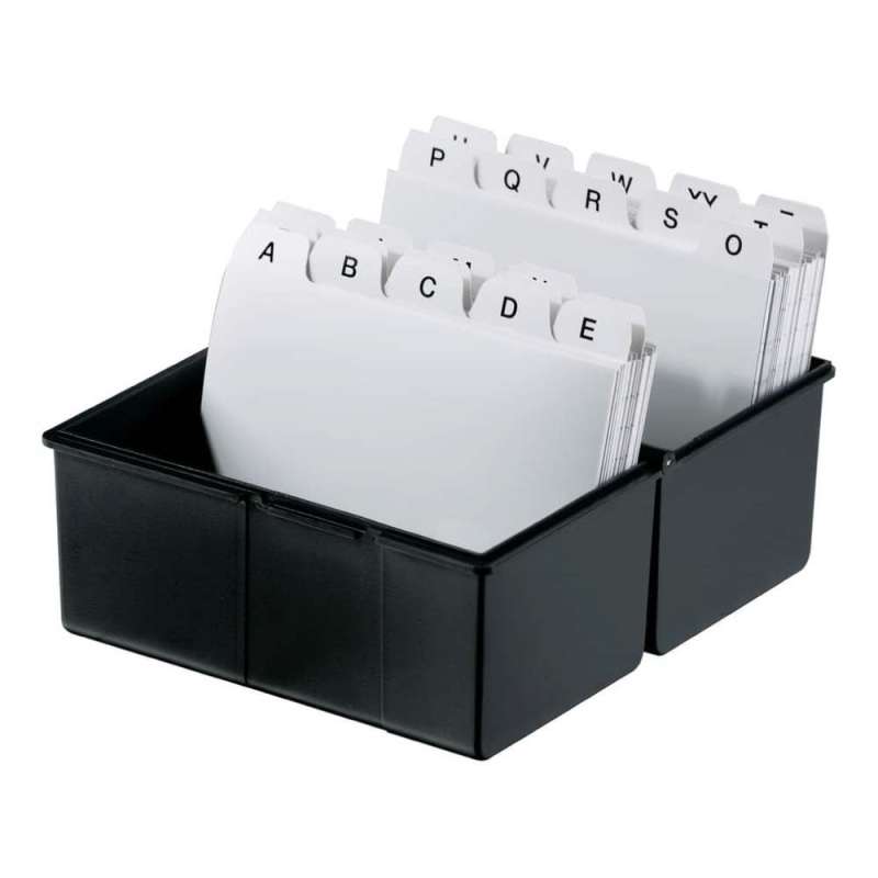 HAN Karteikartenbox schwarz A8