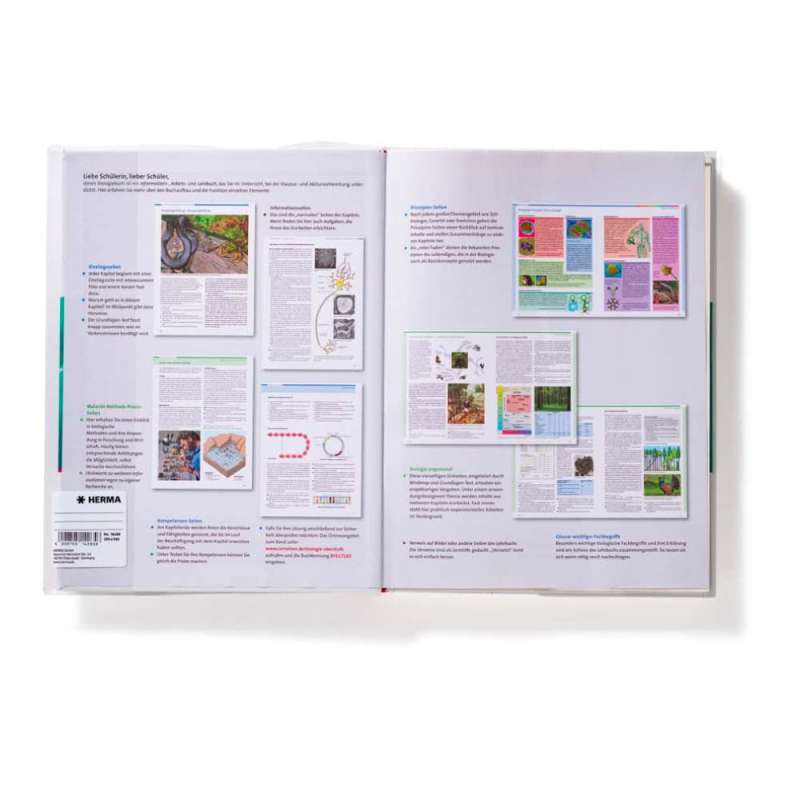 HERMA Buchschoner - verschiedene Formate 210x380 Buch innen